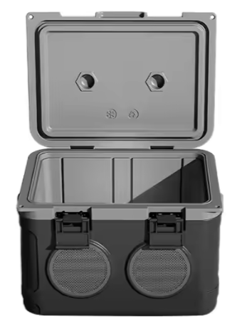 Cooler 21L con parlante Negro-Gris - Imagen 4