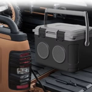 Cooler 21L con parlante Negro-Gris
