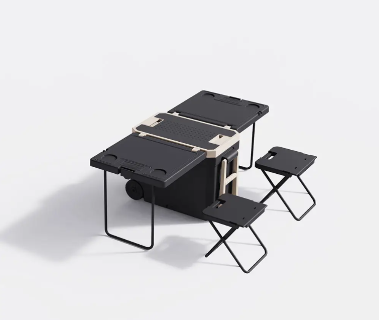 Cooler Camping 32L con mesa y 2 sillas - Imagen 2