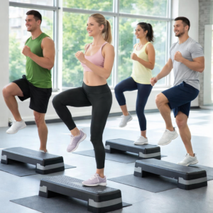 Step Aeróbico Ajustable Antideslizante 68x28 cm