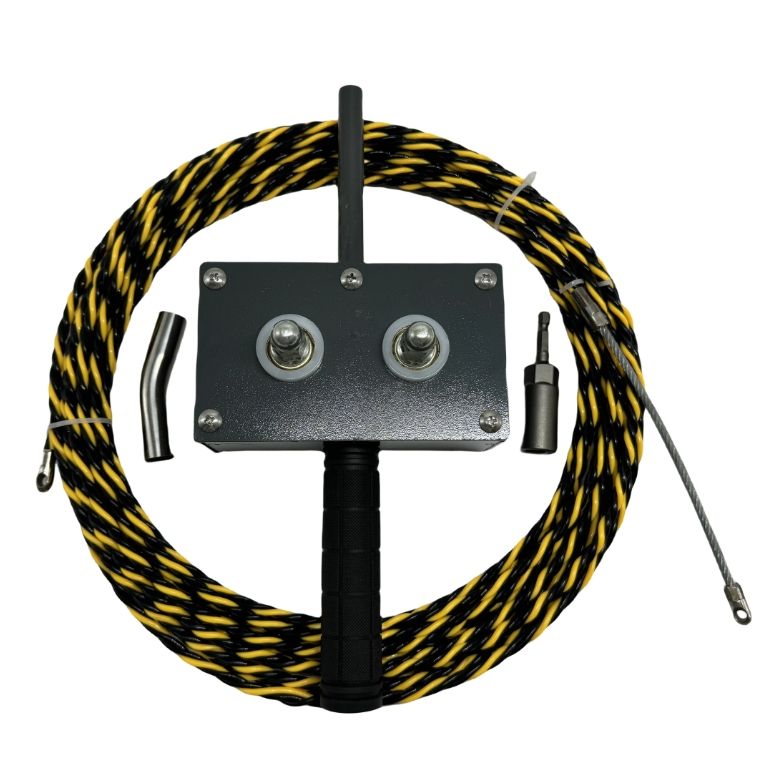 🛠️ Máquina Portátil para Pasar Cables – Compatible con Taladro